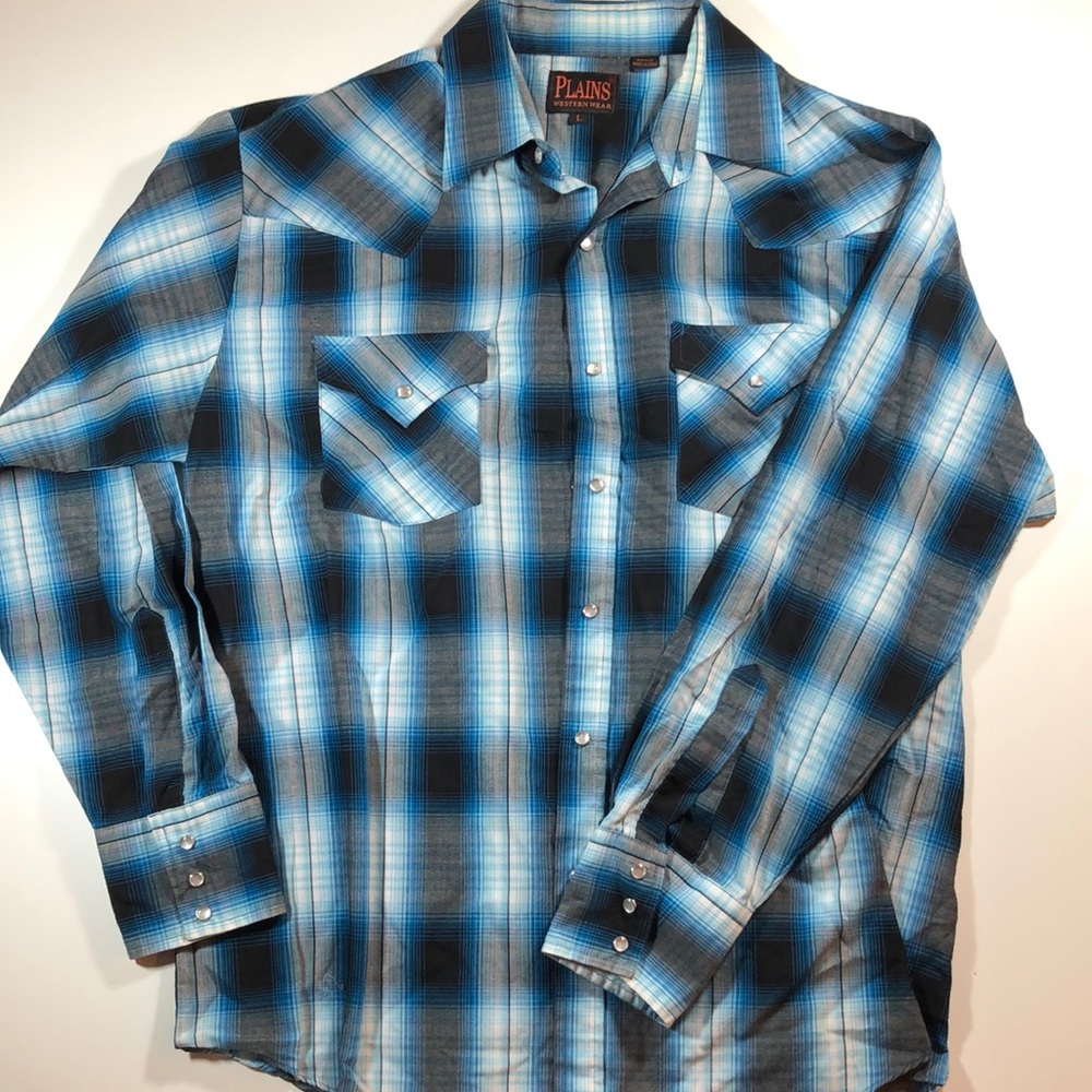 Plains Plaid Western Shirt